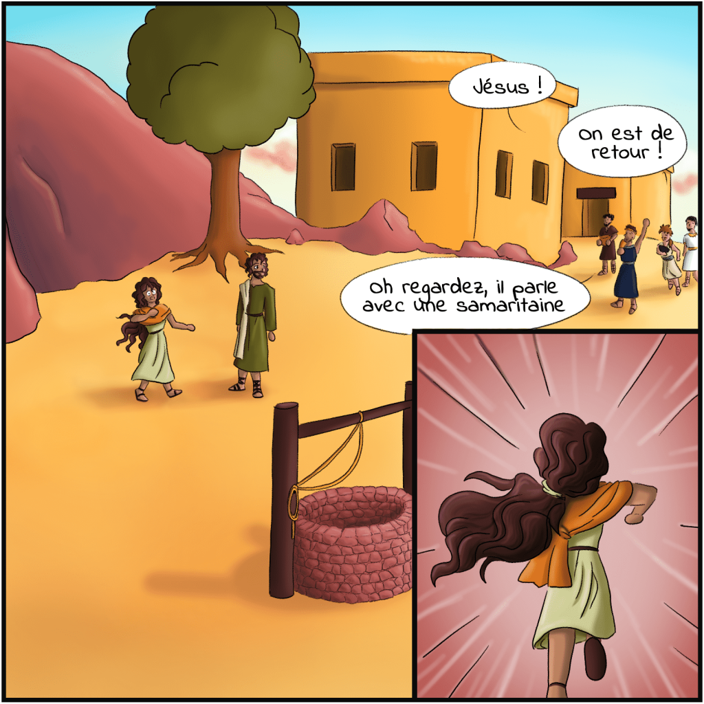Jésus et la femme samaritaine - Bande dessinée