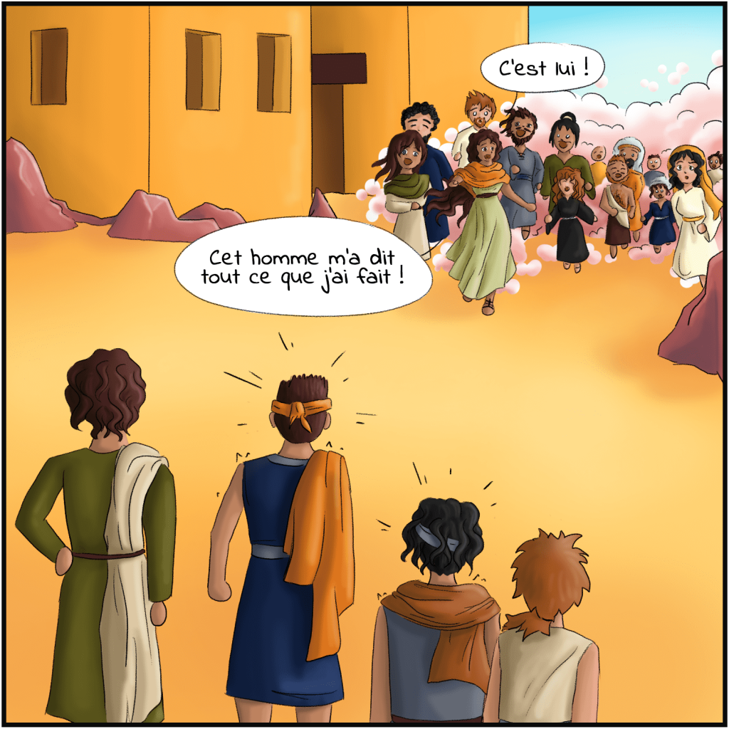 Jésus et la femme samaritaine - Bande dessinée