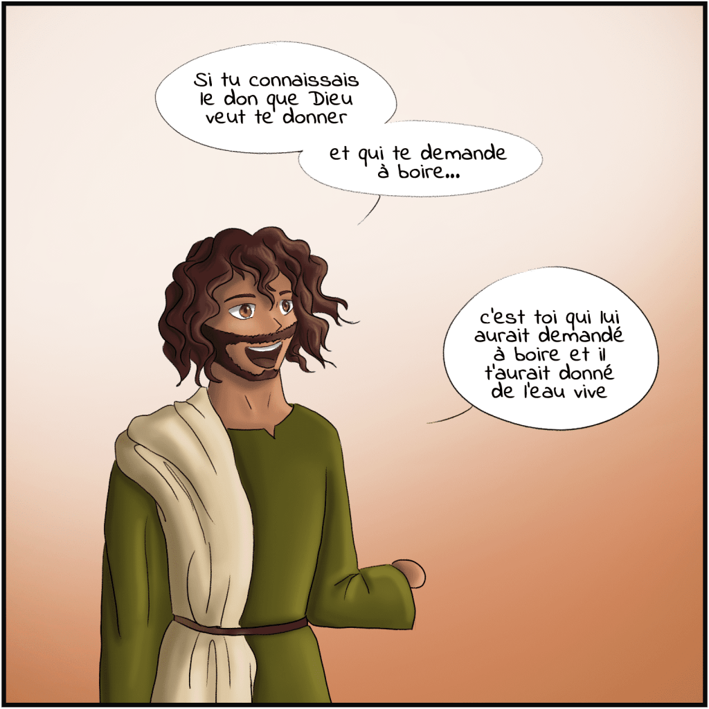 Jésus et la femme samaritaine - Bande dessinée