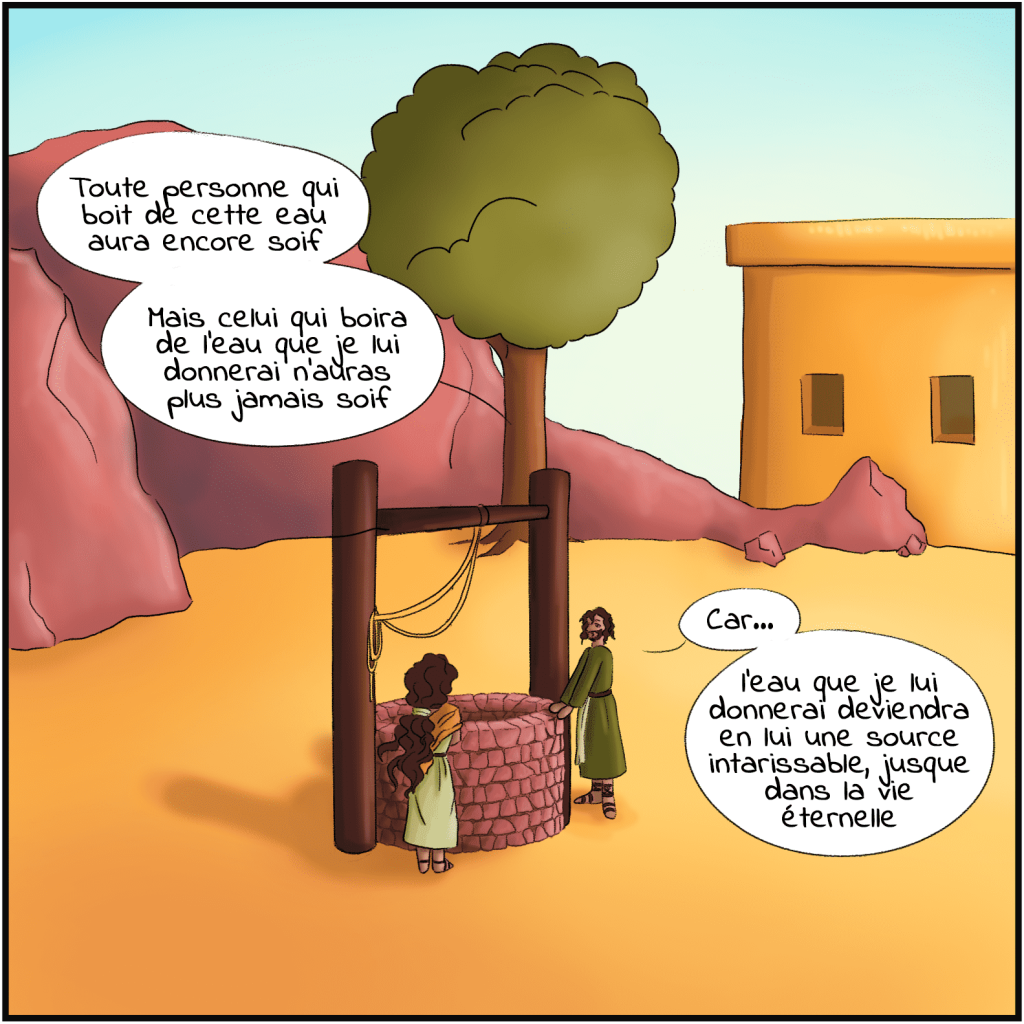 Jésus et la femme samaritaine - Bande dessinée
