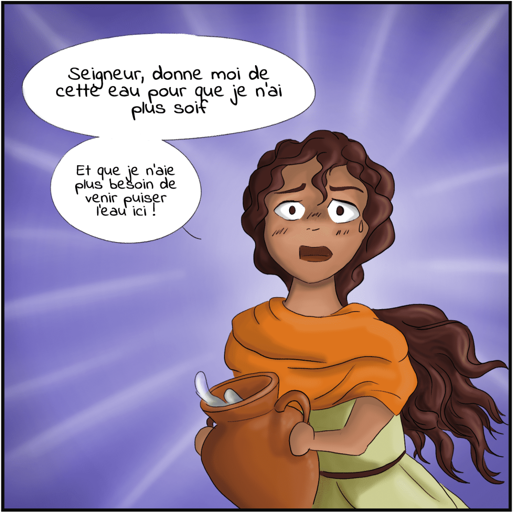 Jésus et la femme samaritaine - Bande dessinée