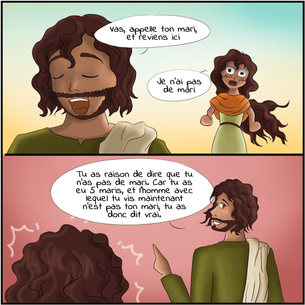Jésus et la femme samaritaine - Bande dessinée