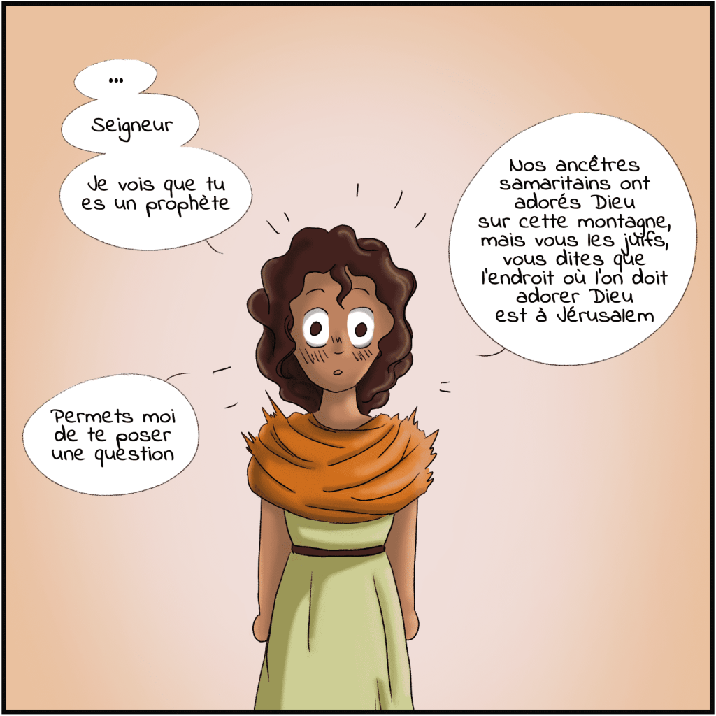 Jésus et la femme samaritaine - Bande dessinée