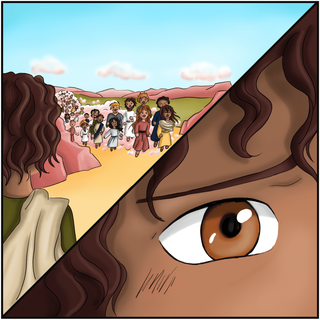 Jésus multiplie les pains et les poissons - Bande dessinée