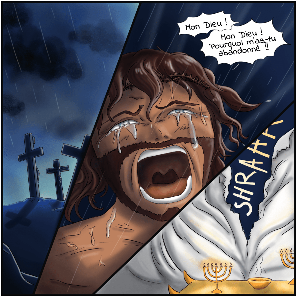 Jésus meurt et le voile se déchire
